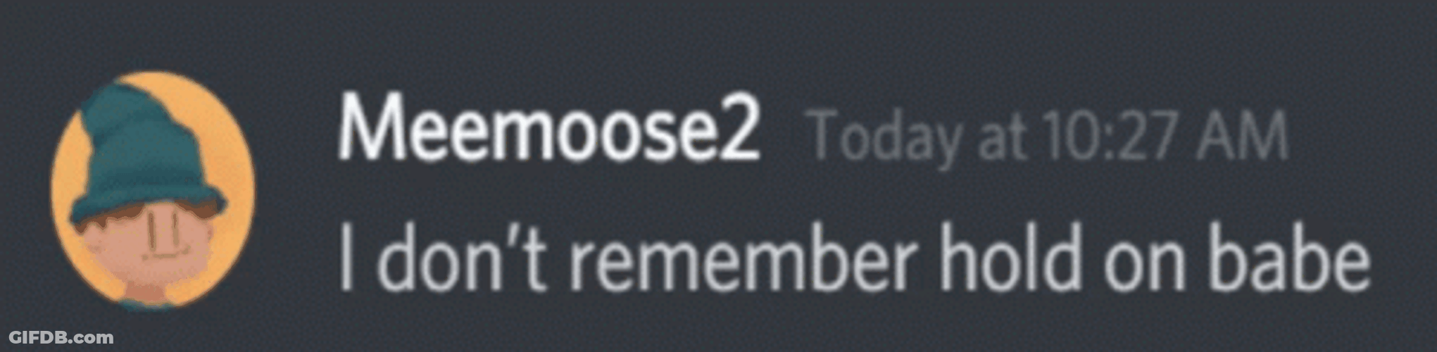 Hold On Babe Chat GIF