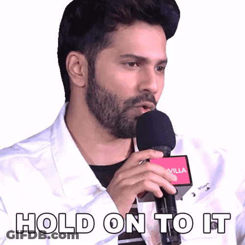 Hold On Guy Doing Comedy GIF