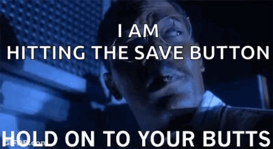 Hold On Hitting Save Button GIF