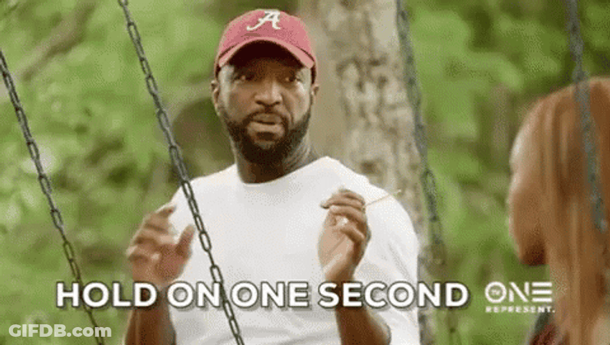 Hold On One Sec GIF