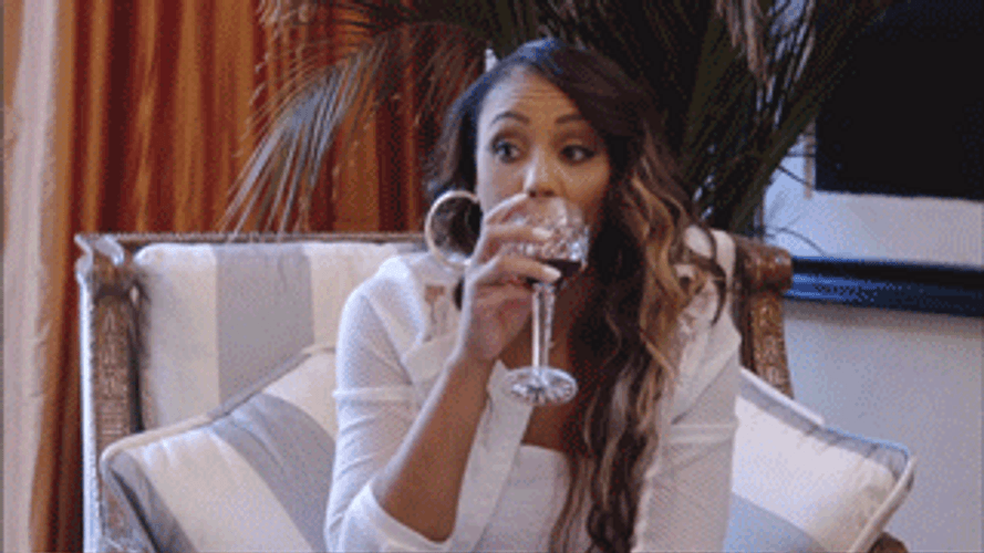 Hold Up She Want To Finish The Drink First GIF