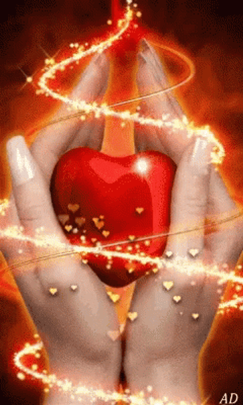 Holding A Love Heart GIF