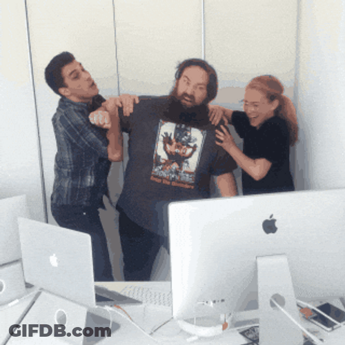 Holding Back Angry Man GIF