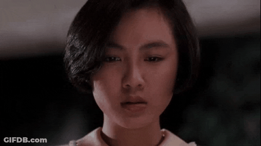 Holding Back Calming Herself GIF