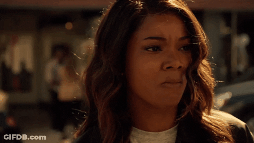 Holding Back Her Emotion GIF