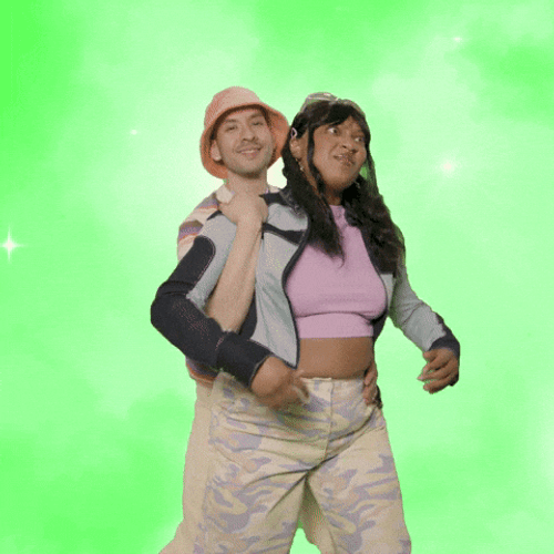 Holding Back Woman To Fight GIF