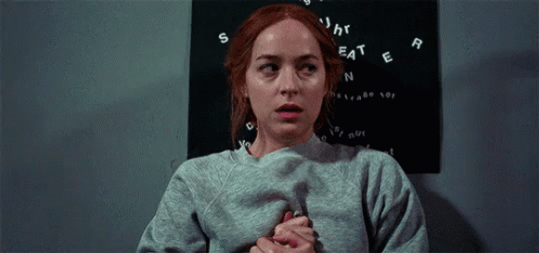 Holding Breath Dakota Johnson GIF
