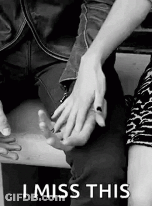 Holding Hands Miss You GIF