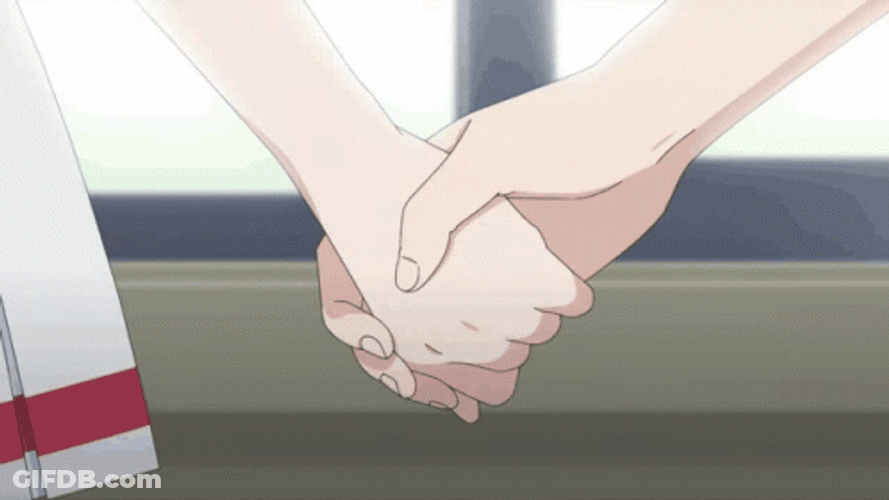 Holding Hands Siesta Tantei Anime GIF