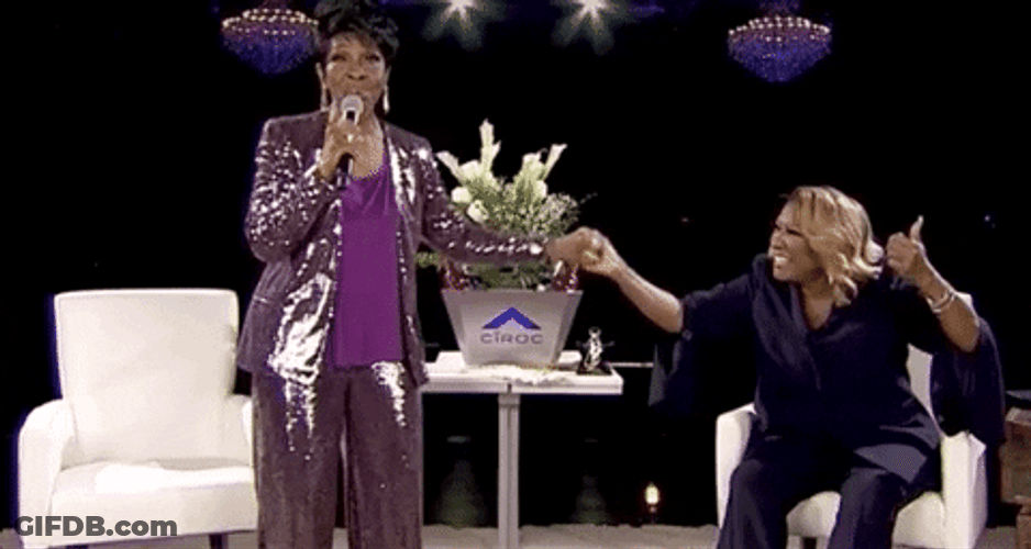 Holding Hands Singing Black Women GIF