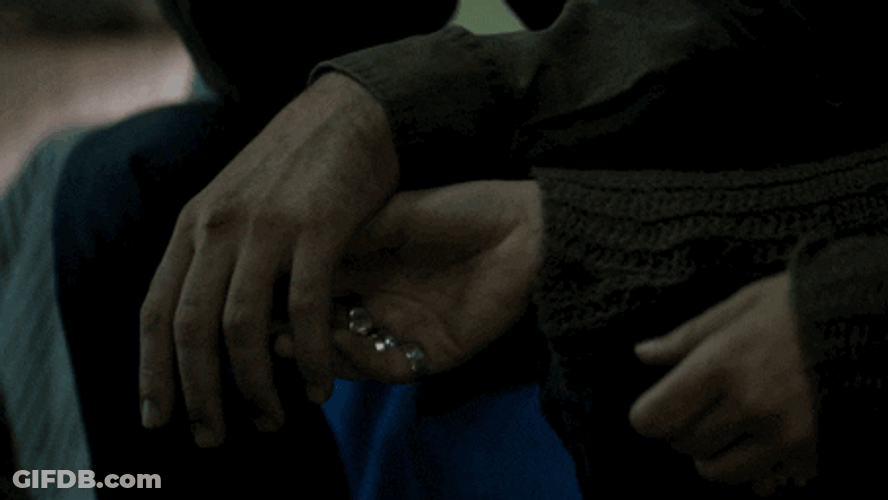 Holding Hands Station True Detective GIF