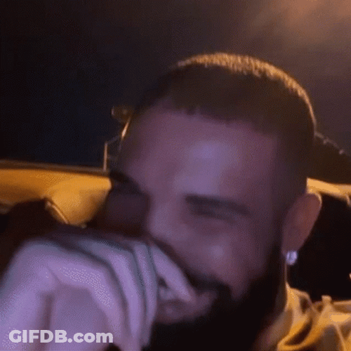 Holding In Laugh Drake The Rapper GIF