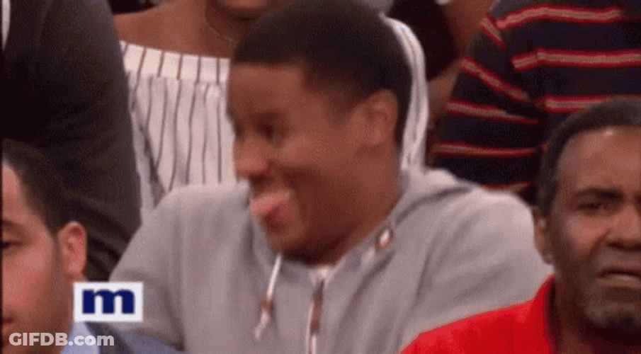 Holding In Laugh Tv Show Audience GIF