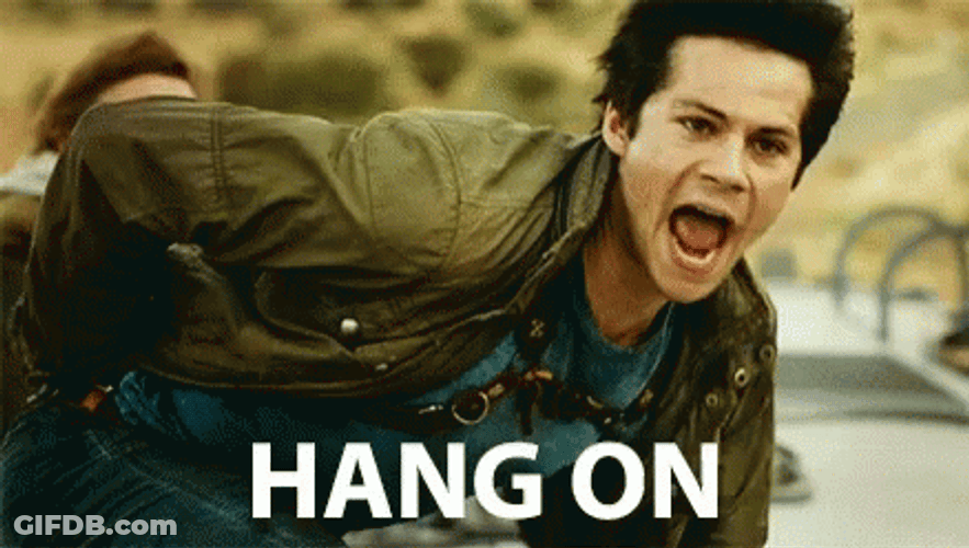 Holding On Dylan O'brien GIF