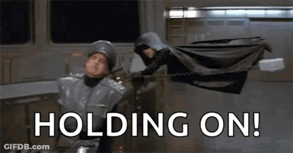 Holding On Spaceballs Time GIF