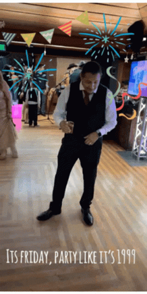 Holiday Party Like It's 1999 GIF