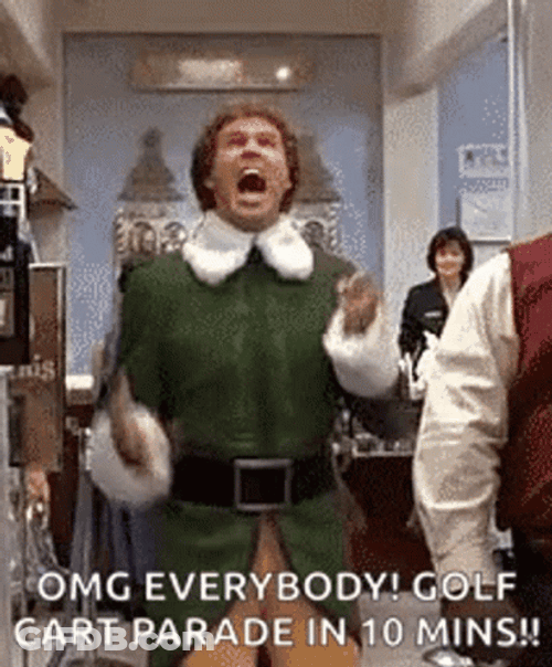 Holiday Party Panic GIF