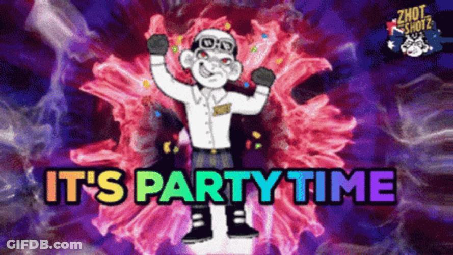 Holiday Party Time GIF