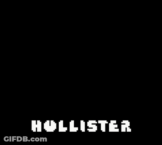 Hollister Pixelated Moonwalk Dance GIF