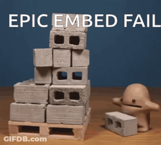 Hollow Blocks Piling Epic Fail GIF