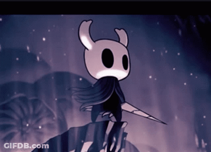Hollow Knight Breaking Down Get Grimmed GIF