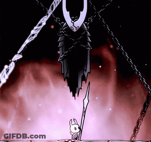Hollow Knight Elder Bug Hanging GIF