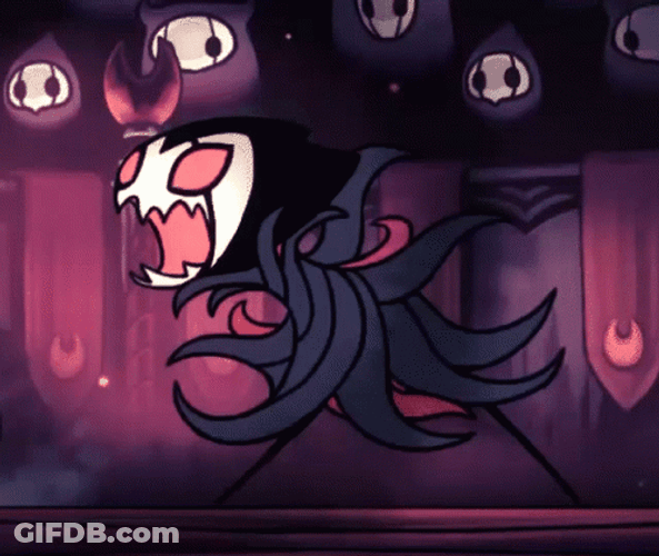 Hollow Knight Troupe Master Grimm Screaming GIF