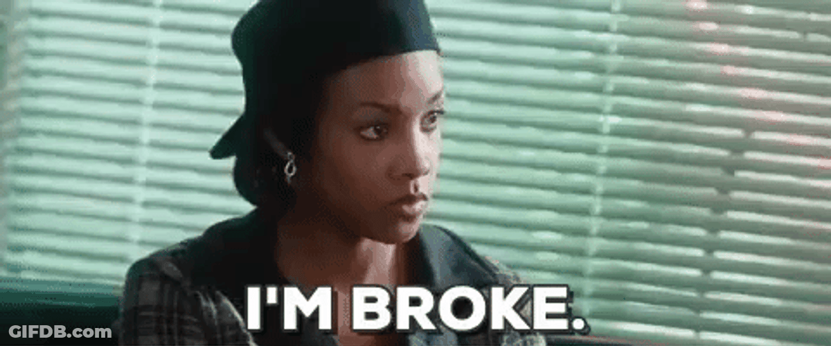 Hollywood Actress Vivica Fox I'm Broke GIF