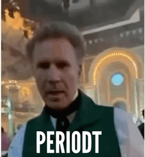Hollywood Comedian Will Ferrell Periodt GIF