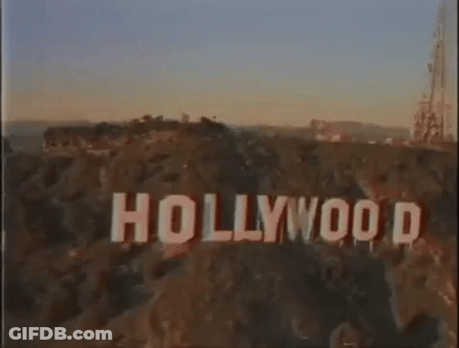 Hollywood Old Pixel GIF