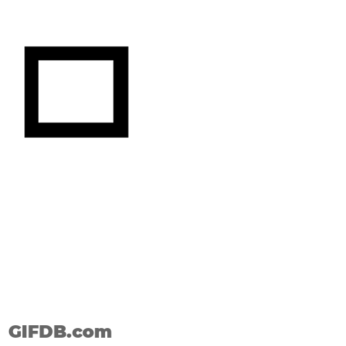Hollywood Squares Black Square Rotate GIF