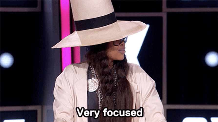 Hollywood Squares Girl Player Very Focused GIF