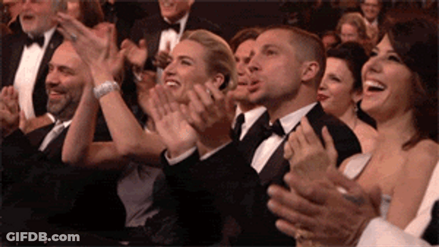 Hollywood Standing Ovation Aplausos GIF