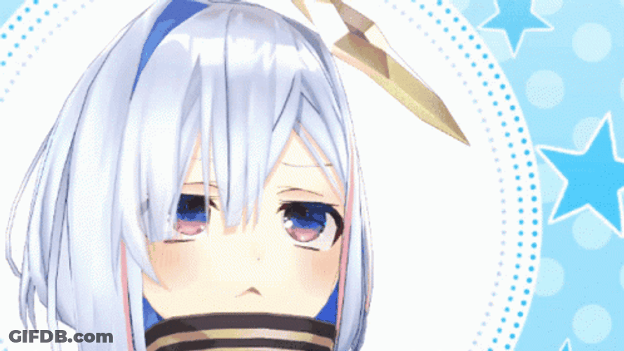 Hololive Bored Amane Kanata GIF