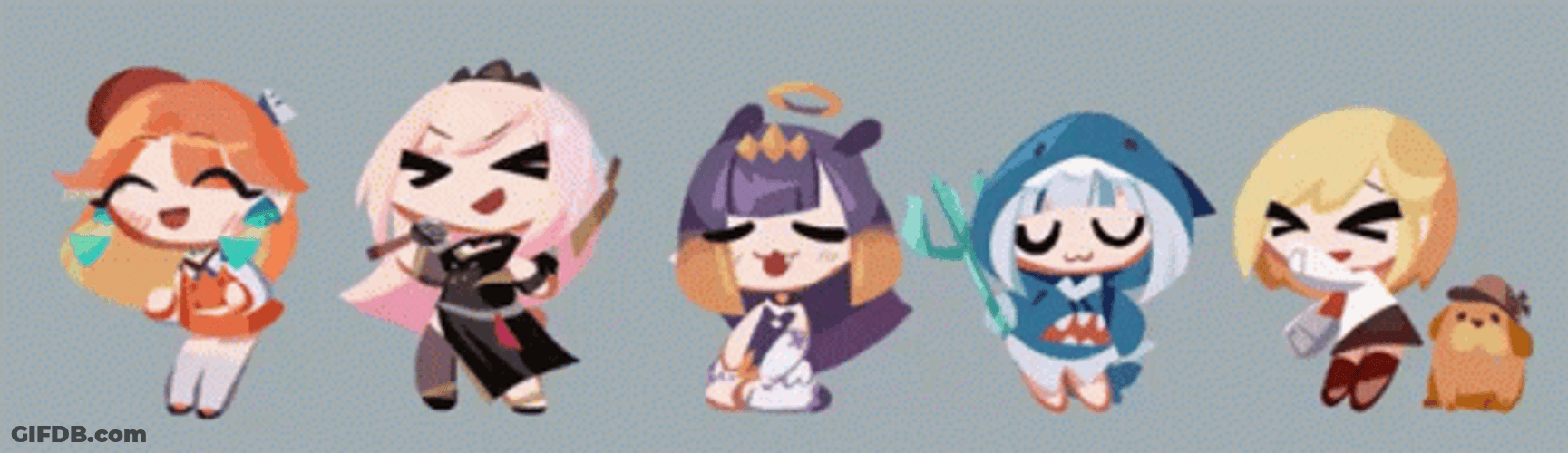 Hololive Calliope Mori And Her Team GIF