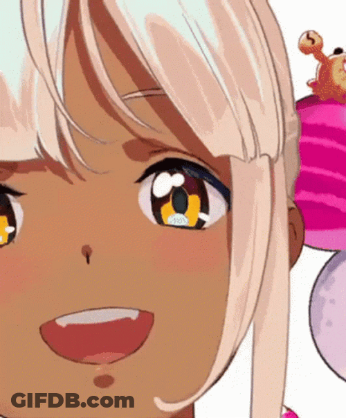 Hololive Tsukomo Sana Cute Blushy Cheer GIF