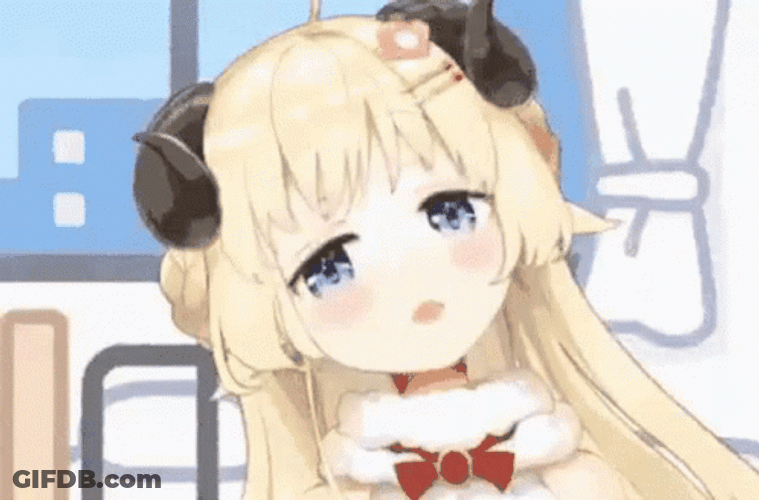Hololive Tsunomaki Watame Zoomed In GIF