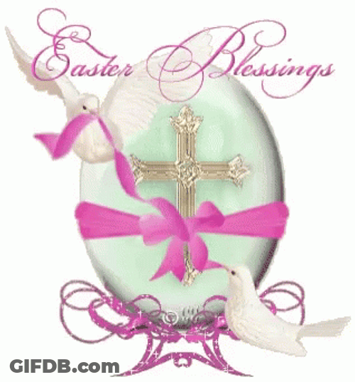 Holy Easter Blessings Happy Easter Saturday GIF
