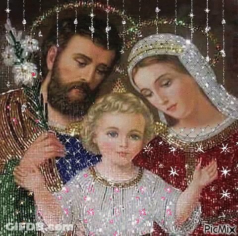 Holy Family With Jesus And Mary GIF