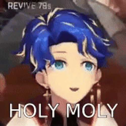 Holy Moly Animated Guy GIF