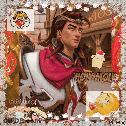 Holy Moly Animated Guy GIF