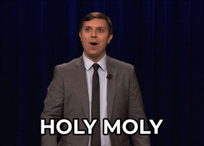 Holy Moly Meme Speaker Man GIF