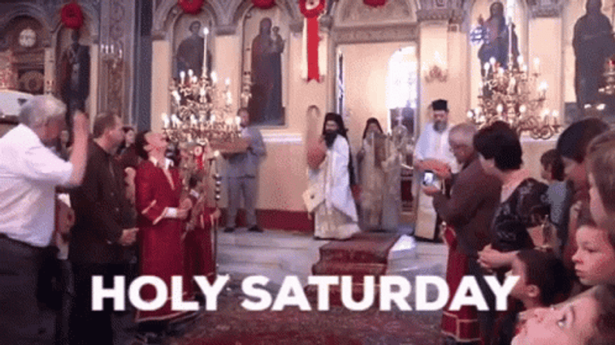 Holy Saturday Smash GIF