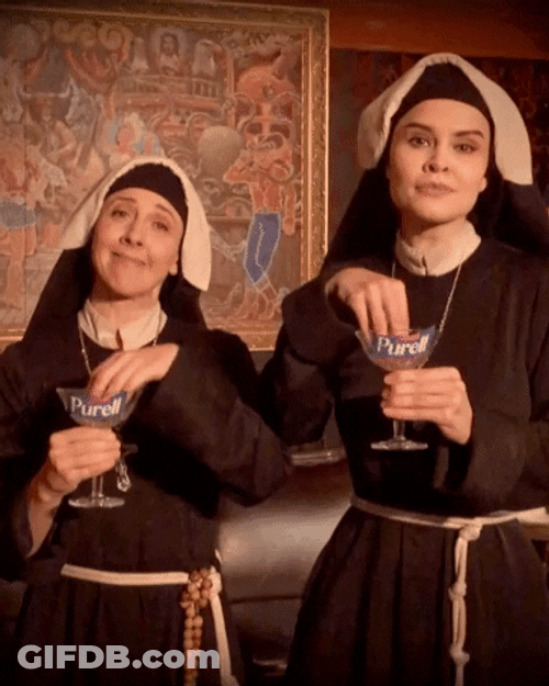 Holy Water Nuns Spiegel World Las Vegas Blessing GIF