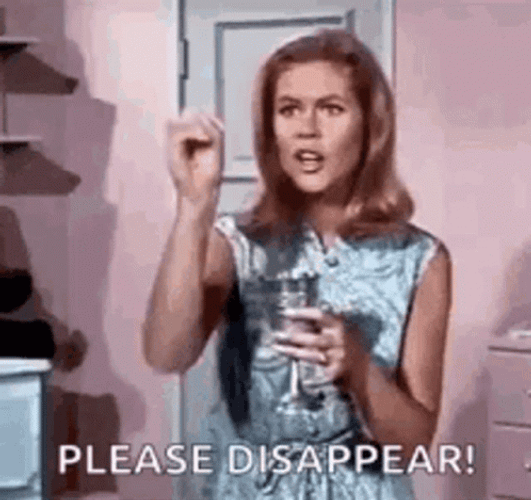 Holy Water Please Disappear Vintage Show GIF
