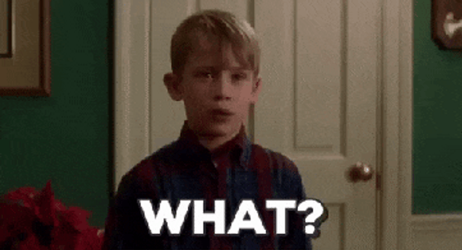 Home Alone Confused Kevin Asking What GIF
