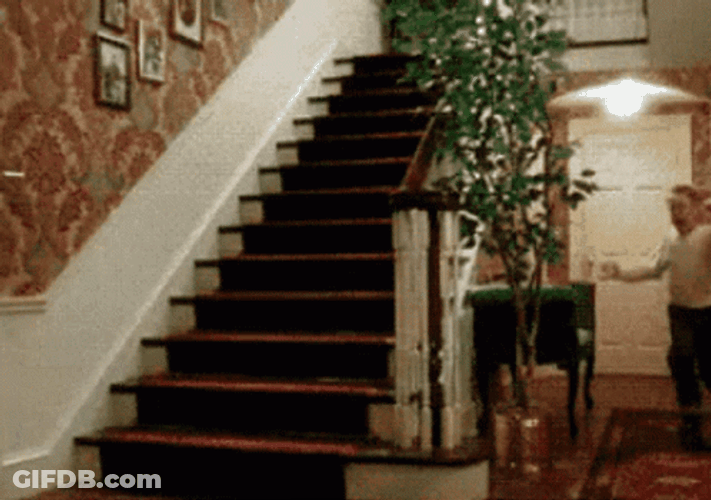 Home Alone Kevin Freaking Out Running GIF