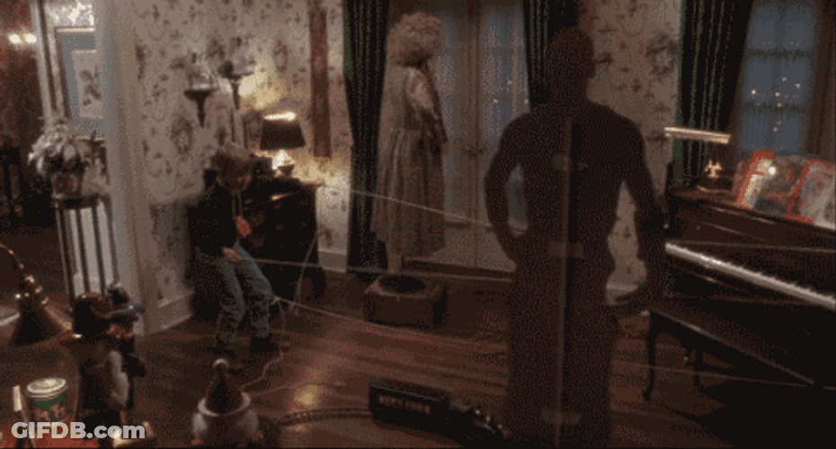 Home Alone Kevin Playing Tricks GIF