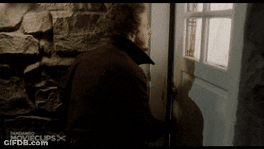Home Alone Marv Careful To Enter GIF