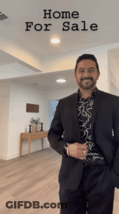 Home For Sale Man Selling GIF